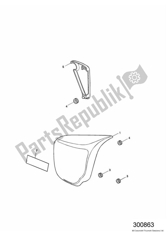 All parts for the Bodywork - Side Panels of the Triumph America Carburettor 790 2002 - 2007